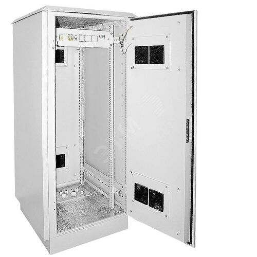 Шкаф уличный 19дюйм 24U 720x860 IP55 металлическая дверь серый