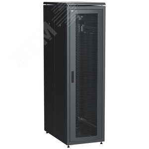 Шкаф напольный сетевой 19'' LINEA N 47U 800х1000мм перфорированная передняя дверь задняя перфорированная черный