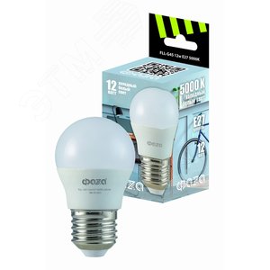 Лампа светодиодная LED 12Вт E27 5000K шар 230/50