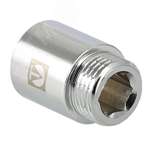 Удлинитель НВ 3/4'x100 мм, хромированный