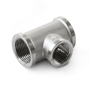 Тройник латунный резьбовой переходной, В 1/2X3/4X1/2