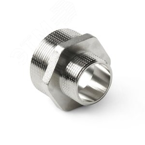 Ниппель латунный резьбовой переходной, Н 1 1/4 x 1