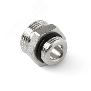 Ниппель латунный резьбовой переходной, евроконус, Н 1/2X3/4E