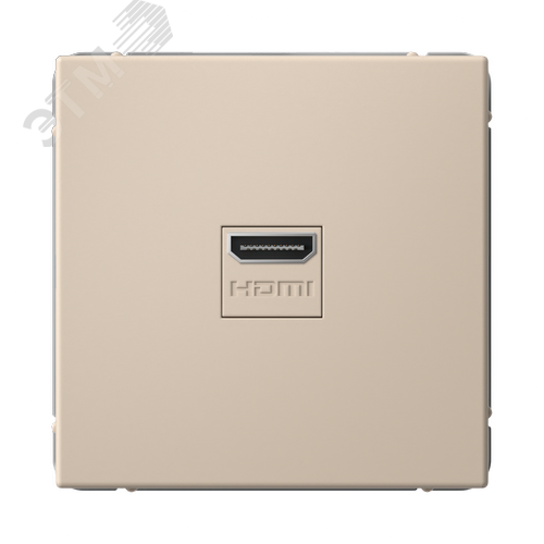 ARTGALLERY РОЗЕТКА HDMI, механизм, ПЕСОЧНЫЙ