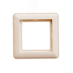 W59 Рамка 1 пост IP44 бежевая