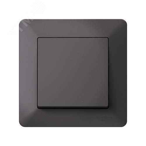 ATLASDESIGN AIR 1-постовая РАМКА, БАЗАЛЬТ/дымчатый черный