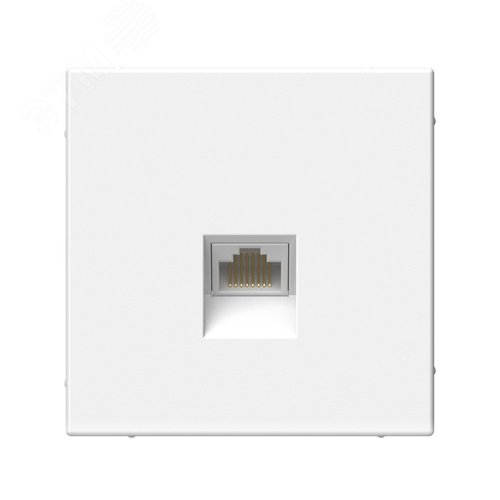ARTGALLERY РОЗЕТКА компьютерная RJ45, кат. 5е, механизм, БЕЛЫЙ