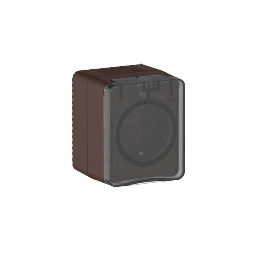 AtlasDesign PROFI IP54 О/У РОЗЕТКА с заземлением со шторками 16А 250В, КОРИЧНЕВЫЙ