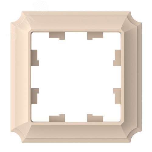ATLASDESIGN ANTIQUE 1-постовая рамка, ПЕСОЧНЫЙ