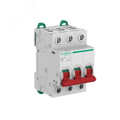 Выключатель нагрузки (ВН) 3P 32A 400В Systeme9