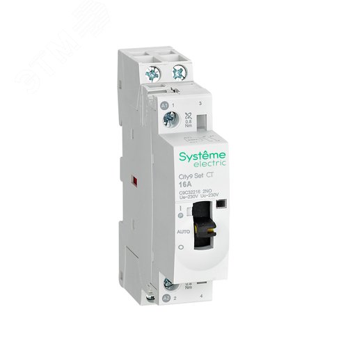Контактор модульный City9 Set 2P 2НО 16A AC 230В-230В