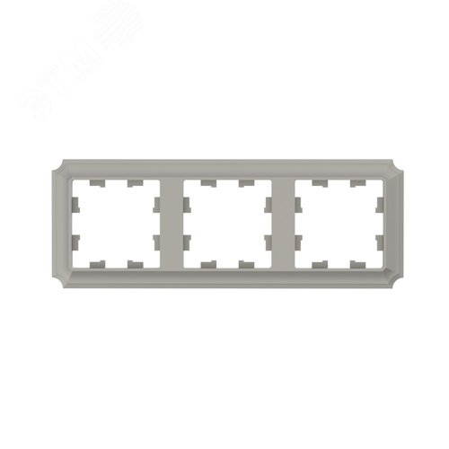 ATLASDESIGN ANTIQUE 3-постовая рамка, универсальная, ШАМПАНЬ