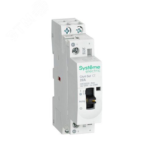 Контактор модульный City9 Set 2P 2НО 20A AC 230В-230В
