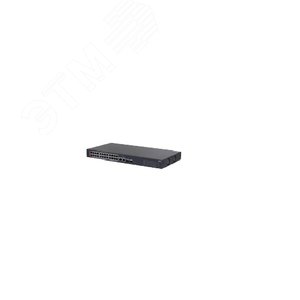 Коммутатор управляемый L2+ 24x100Мбит/c (RJ45 с PoE+), 2x1Гбит/с (RJ45) 240Вт