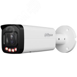 Видеокамера IP уличная 4Мп цилиндрическая ИК/LED-60м PoE с ИИ (2.7-13.5мм)