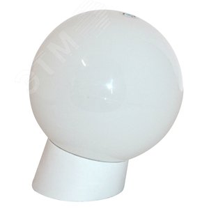 Светильник Шар 160 НББ 64-40-211 опал ПММА IP44 корпус наклонный белый ГУ