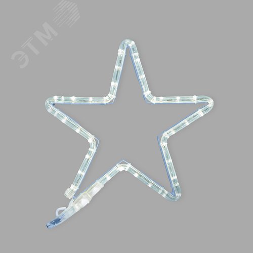 Фигура световая звездочка LED белый, размер 30x28 см