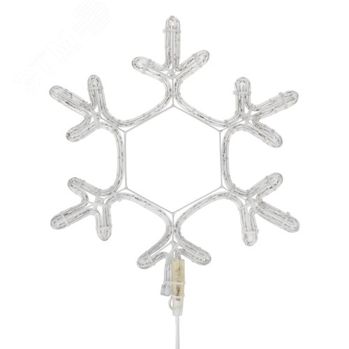 Фигура Снежинка белый, 45x38 см