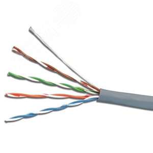 Витая пара U/UTP кат 5e 4х2х0.48 AWG24 Standart PVC IN