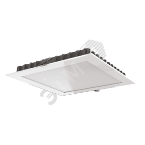 Светильник светодиодный ДВО-12Вт Downlight квадрат110х110х25 4000K IP44