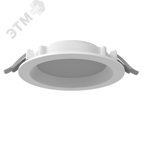 Светильник светодиодный DL-01 Pro 160 мм 20 Вт 4000 К CRI90 176x51 мм IP65/40 RAL9003 белый муар с рассеивателем опал аварийный автономный постоянного действия