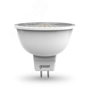 Лампа светодиодная LED 5 Вт 500 лм 3000К софит MR16 теплый GU5.3 AC 220В Black