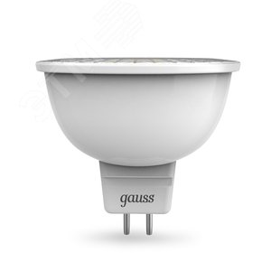 Лампа светодиодная LED 5 Вт 530 лм 4100К софит MR16 нейтральный GU5.3 AC 220В диммируемая Black
