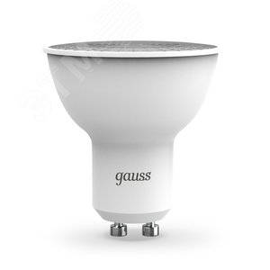 Лампа светодиодная LED 5 Вт 530 лм 4100К софит MR16 нейтральный GU10 AC 220В Black