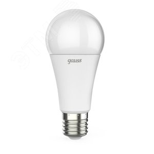 Лампа светодиодная LED 16 Вт 1440 лм 3000К А60 груша теплый E27 AC 220В Black