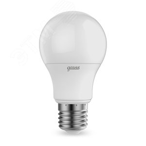 Лампа светодиодная LED 7 Вт 710 лм 4100К А60 груша нейтральный E27 AC 220В Black