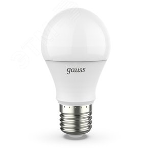 Лампа светодиодная LED 10 Вт 920 лм 4100К А60 груша нейтральный E27 AC 220В Black