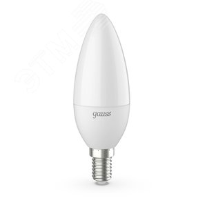 Лампа светодиодная LED 6.5 Вт 520 лм 3000К свеча теплый E14 AC 220В Black
