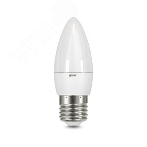 Лампа светодиодная LED 6.5 Вт 550 лм 6500К свеча холодный E27 AC 220В Black