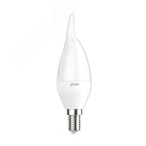 Лампа светодиодная LED 9.5 Вт 950 лм 4100К свеча на ветру нейтральный E14 AC 220В Black