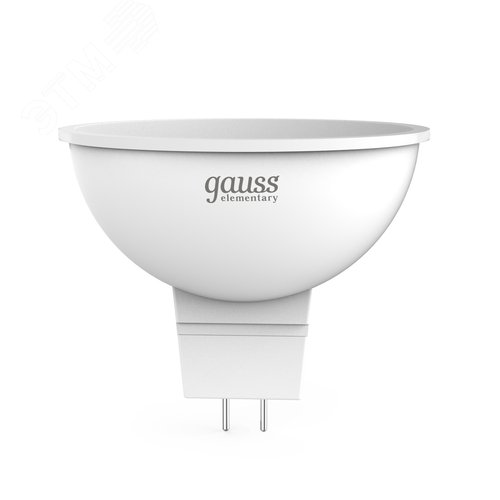 Лампа светодиодная LED 5.5 Вт 470 лм 6500К софит MR16 холодный GU5.3 AC 220В Elementary