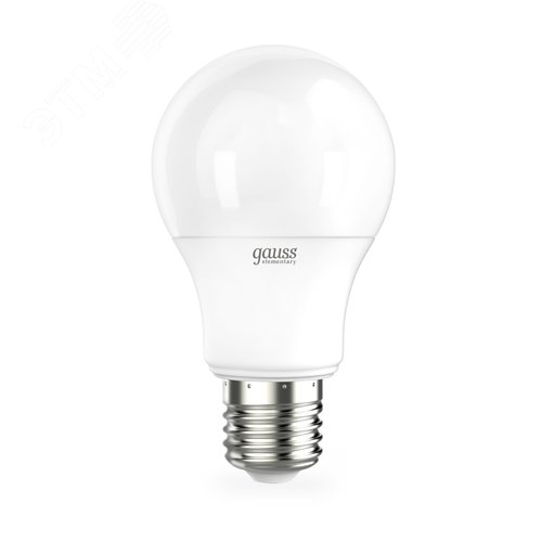 Лампа светодиодная LED 7 Вт 560 лм 6500К А60 груша холодный E27 AC 220В Elementary
