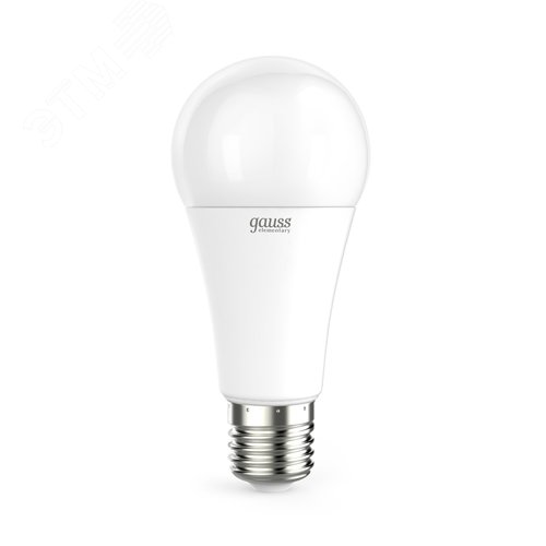 Лампа светодиодная LED 20 Вт 1750 лм 6500К А60 груша холодный E27 AC 220В Elementary