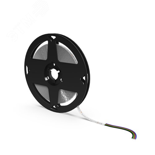 Лента светодиодная 14 Вт/м DC 24В RGB IP20 60LED SMD5050 Black Gauss