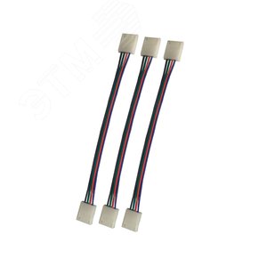 Набор коннекторов для светодиодной RGB ленты 5050 10мм с возможностью изгиба Упак 3 шт Аксессуары