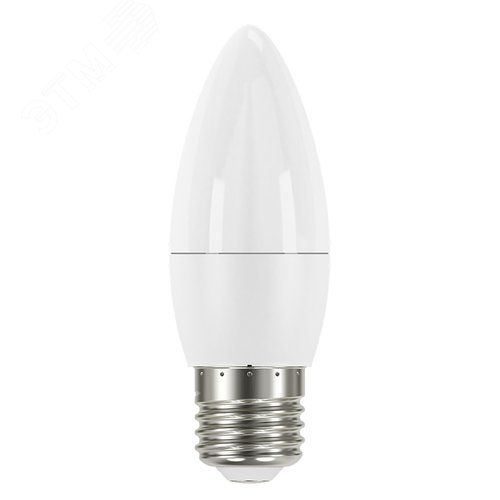 Лампа светодиодная LED 10 Вт 750 лм 3000К свеча теплый E27 AC 220В Elementary