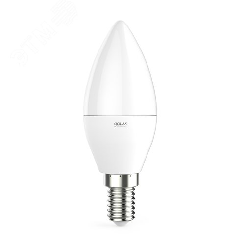Лампа светодиодная LED 8 Вт 560 лм 6500К свеча холодный E14 AC 220В Elementary