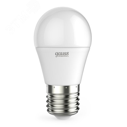 Лампа светодиодная LED 12 Вт 920 лм 4100К шар P45 нейтральный E27 AC 220В Elementary