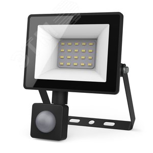 Прожектор светодиодный ДО 20 Вт 1900 Лм 6500К AC 220В IP65 161х118х40мм с датчиком движения Elementary-S