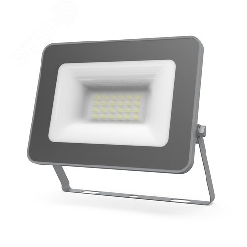 Прожектор светодиодный ДО 20 Вт 2100 Лм 6500К AC 220В IP65 102х28х125мм матированное закаленное стекло Qplus