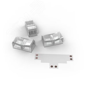 Набор коннектров для светодиодной ленты Т-образный коннектор 3 клипсы 8-10мм Basic