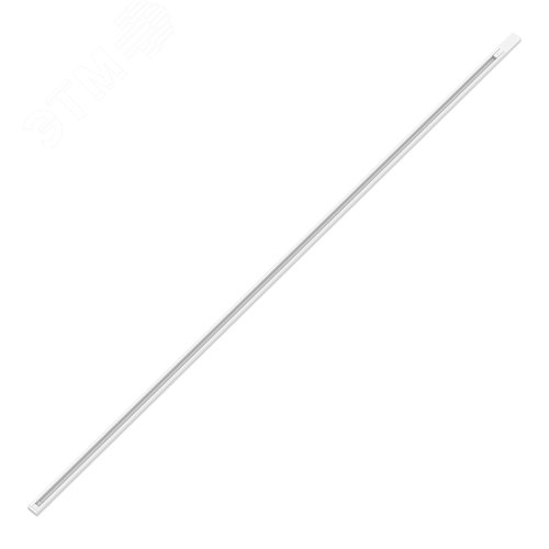 Шинопровод накладной AC 220В Белый IP20 2000х34мм с адаптером питания и заглушкой Track