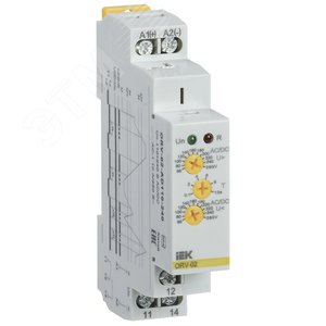 Реле контроля напряжения ORV однофазное 110-240В AC/DC IEK