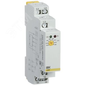 Реле контроля фаз ORF-08 трехфазное 220-460В AC IEK