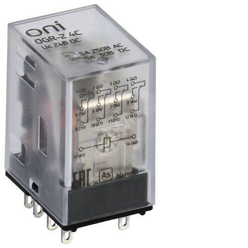 Реле общего назначения OGR-2 4C 24В DC