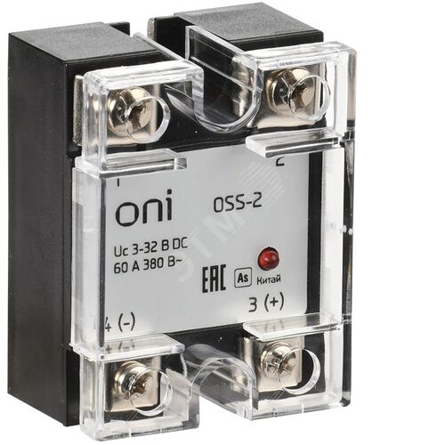 Реле твердотельное OSS-2 60А 380В AC 3-32В DC